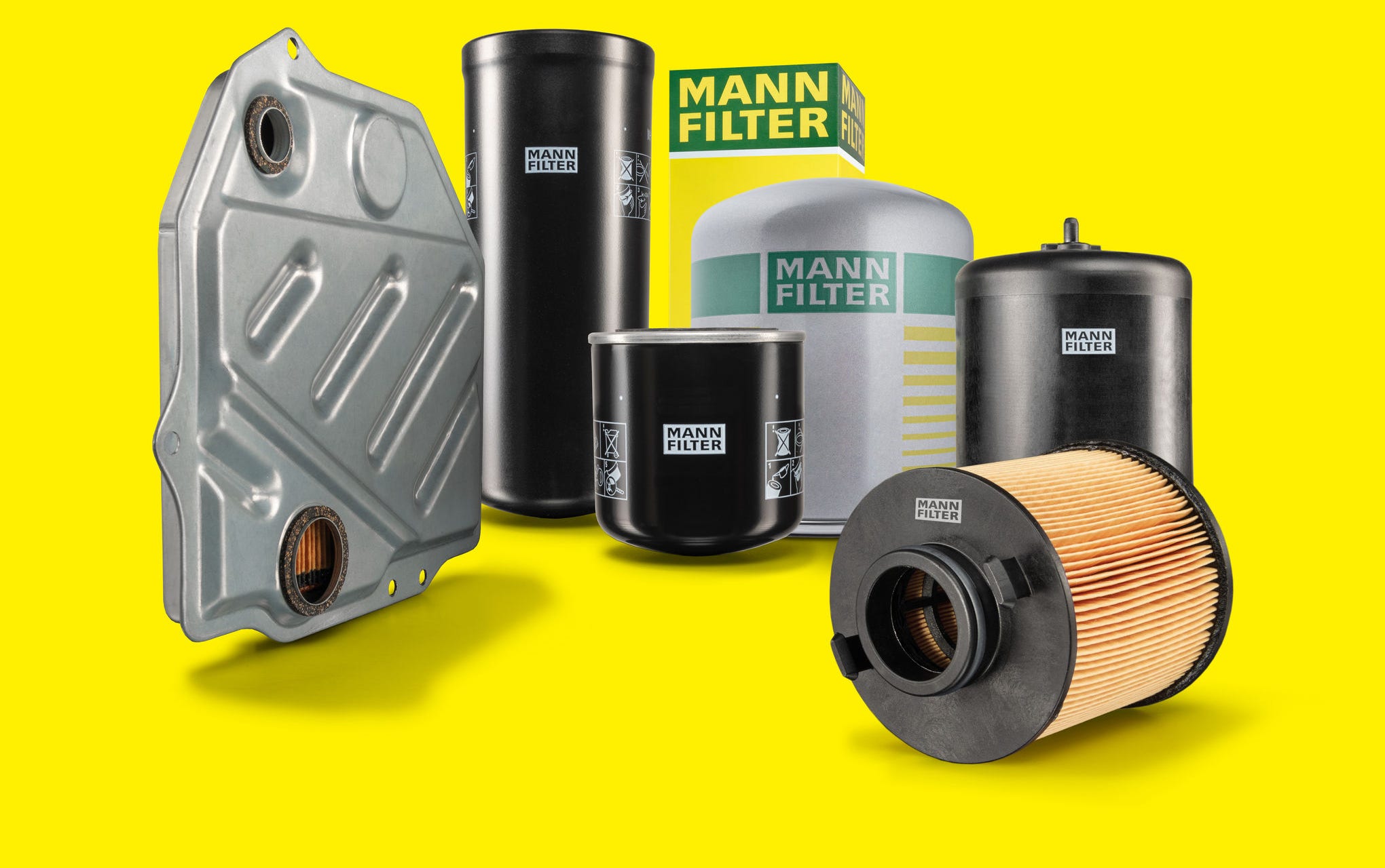 Variation of specialised filters of MANN-FILTER