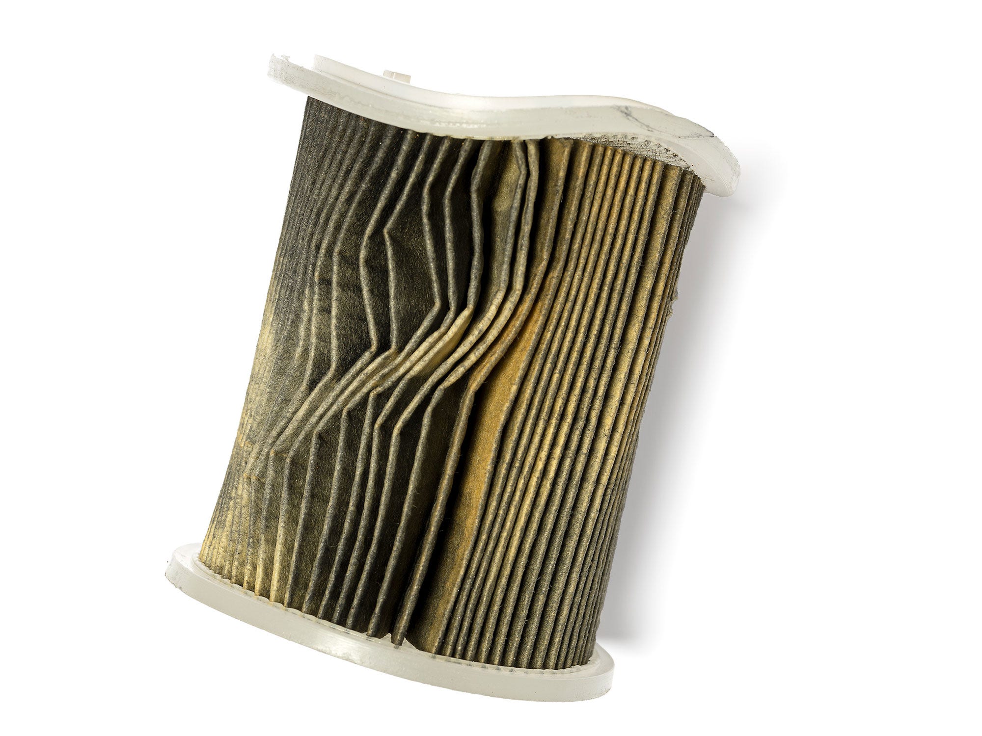 Detailaufnahme eines minderwertigen Kraftstofffilters
