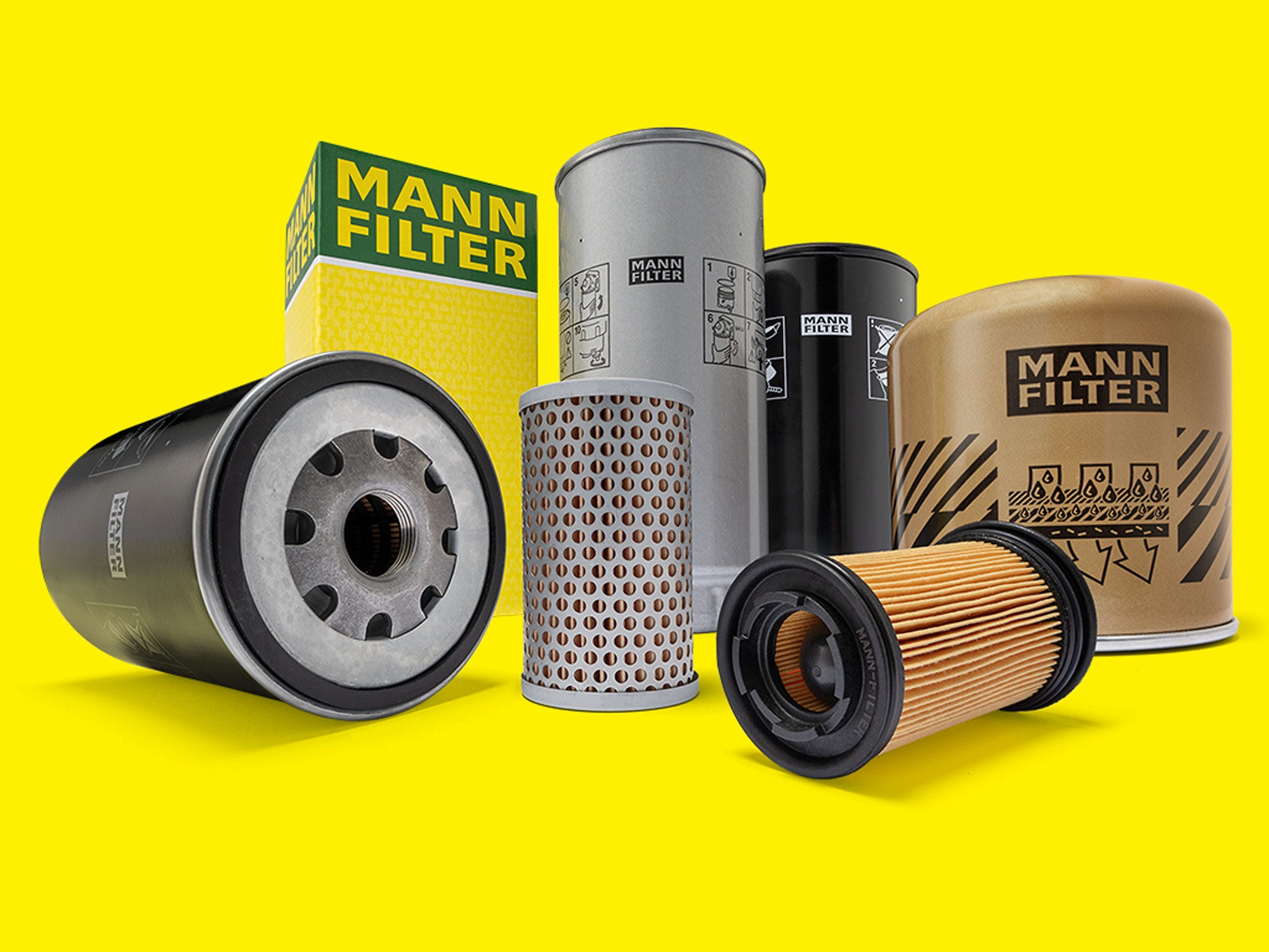 The comprehensive MANN-FILTER product range for the Ford F-Max
