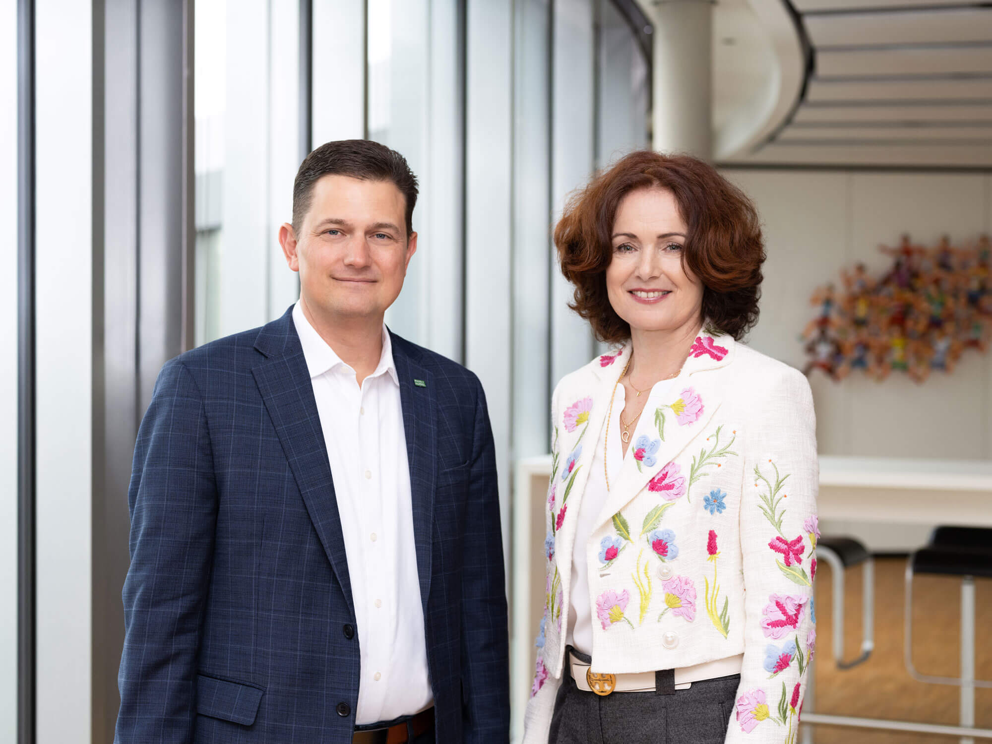 Kurk Wilks (PDG) et Emese Weissenbacher (EVP & CFO)