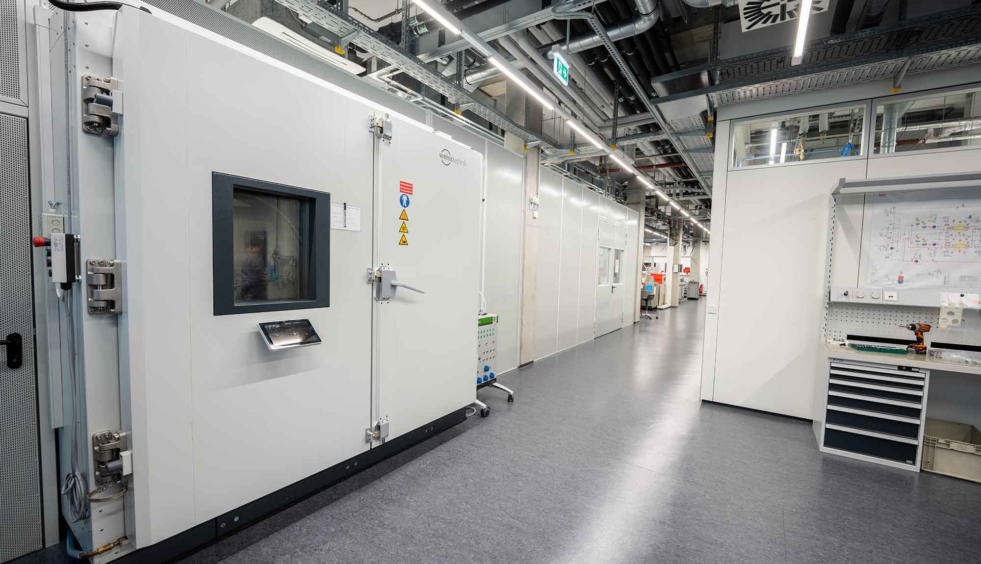 Banc d'essai d'humidificateurs à Ludwigsburg - Vue extérieure
