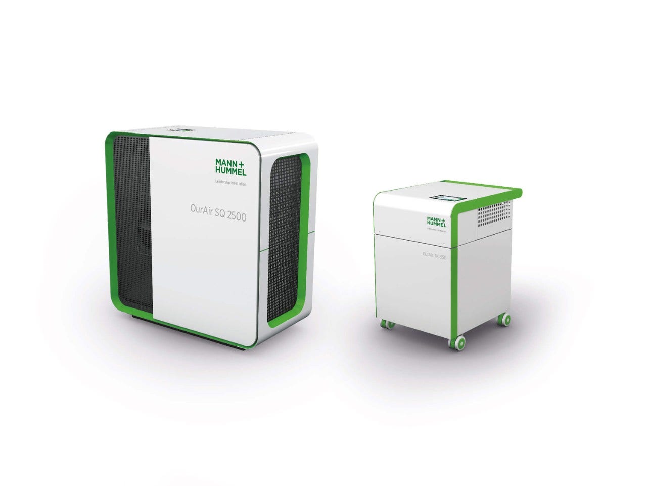 The MANN+HUMMEL OurAir SQ 2500 and OurAir TK 850 MANN+HUMMEL OurAir SQ 2500 und OurAir TK 850