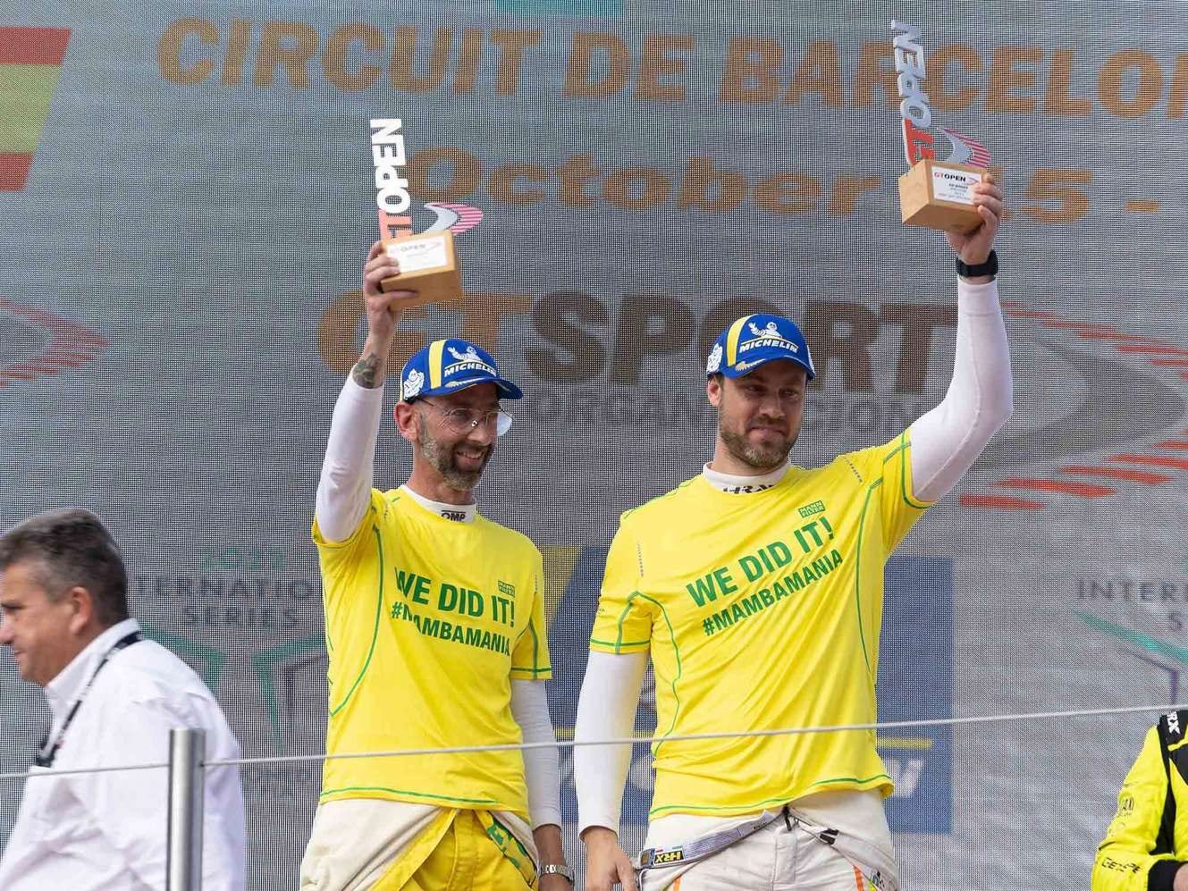 International GT Open 2022 AM Champions Alexander Hrachowina and Martin Konrad (from left) International GT Open 2022 AM Champions Alexander Hrachowina and Martin Konrad (from left)