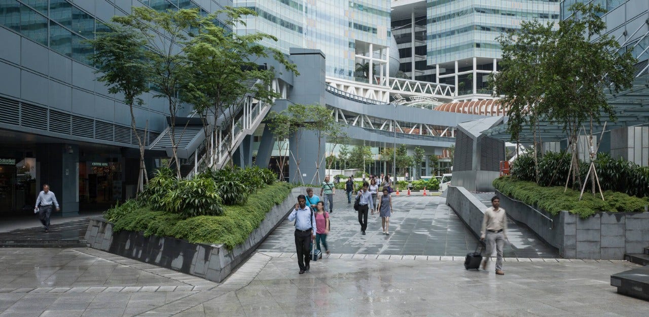 Impressive reception: the MANN+HUMMEL Internet of Things Lab is located right in the middle of the vibrant metropolis of Singapore.