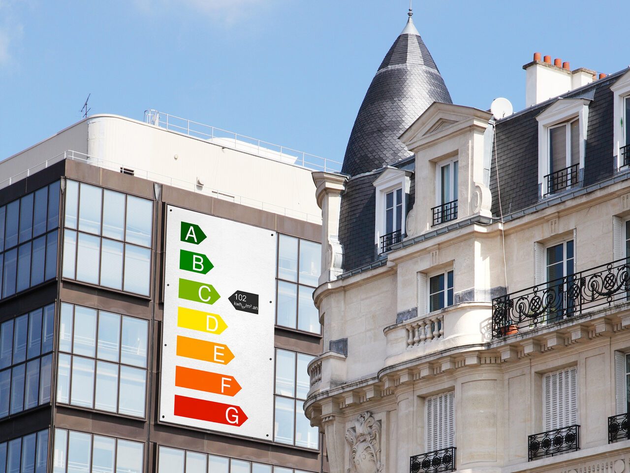 Energy label for buildings A+ Filter – Energieeffizienz