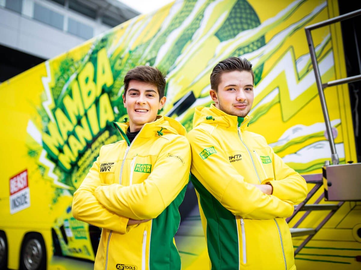 MANN-FILTER young drivers Luci Trefz and Julien Apothéloz