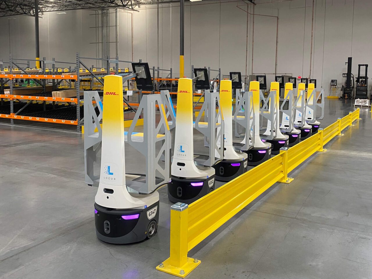 The site features the latest in robotics, automation and optimization solutions, including LocusBot mobile robots.
