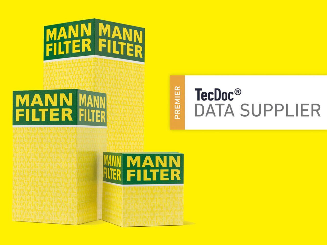 MANN-FILTER mit dem Gütesiegel „Premier Data Supplier“ von TecAlliance