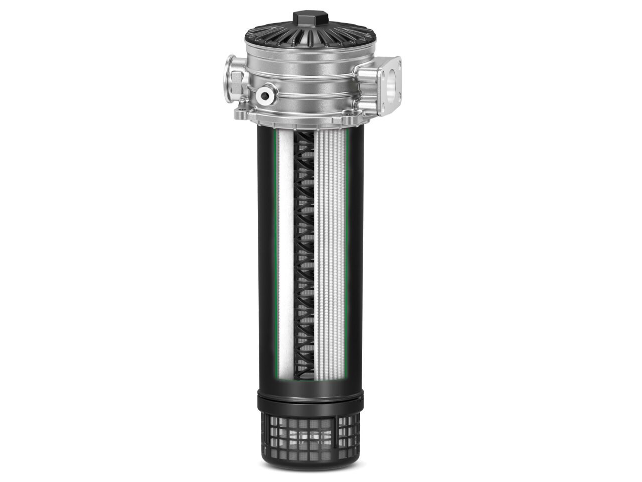 Hydraulic filters from MANN+HUMMEL remove harmful particles from the hydraulic oil.