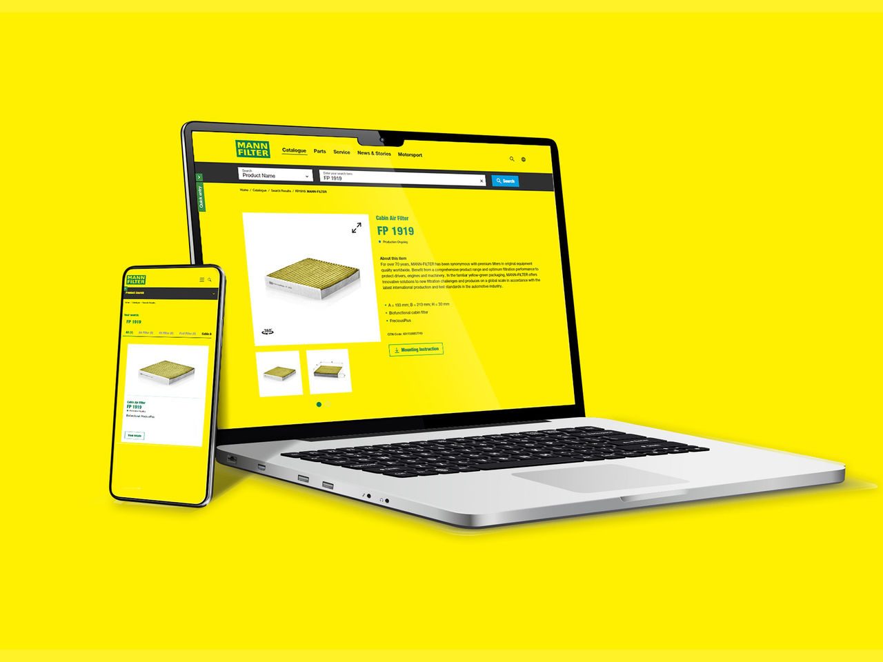 Der neue MANN-FILTER Online-Katalog