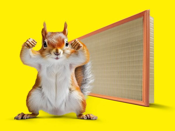 With the power of nature.  Next-gen filters with wood-based impregnation