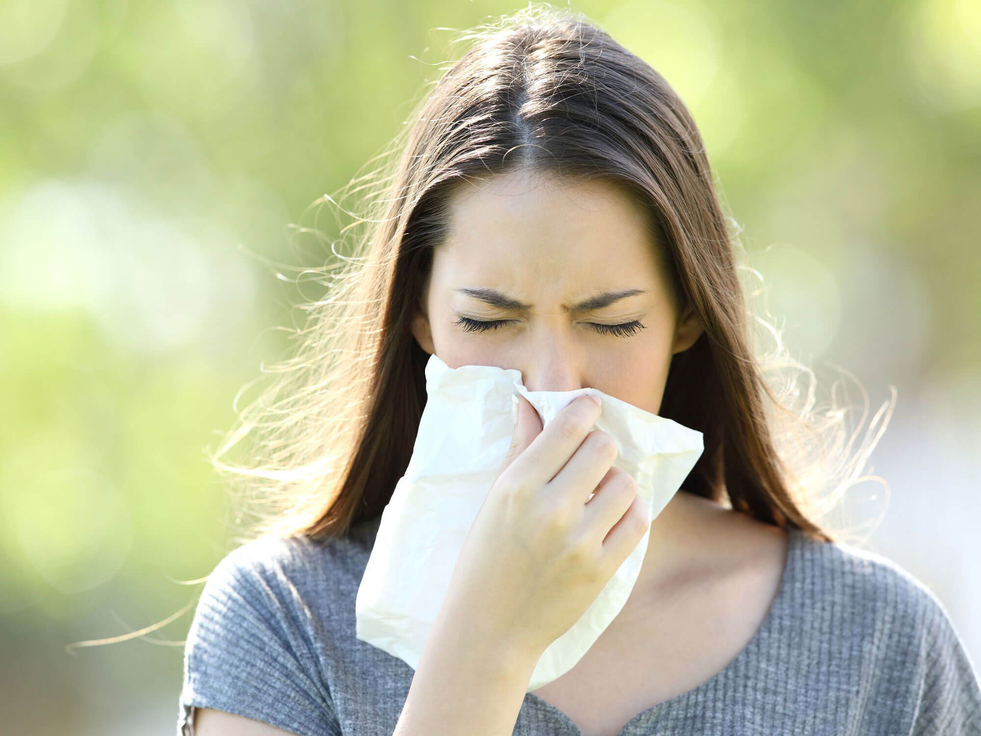 Pollen allergies Filtration against airborne allergens and bad air
