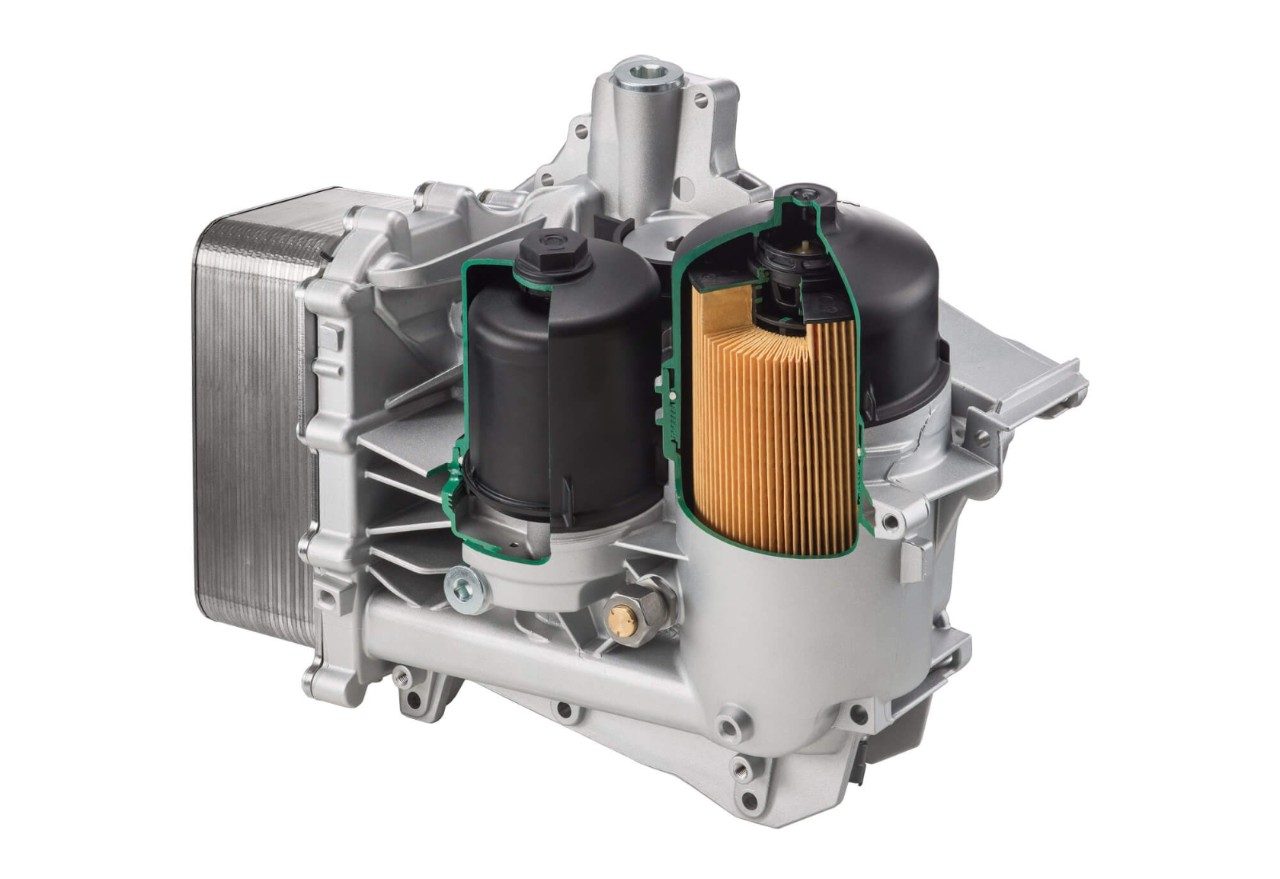 MANN+HUMMEL oil filter module for PACCAR MX-13 engines