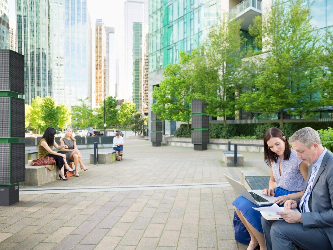 Filter Cubes Filter cubes technology help improve outdoor air quality