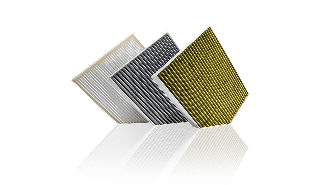 Cabin air filters and systems